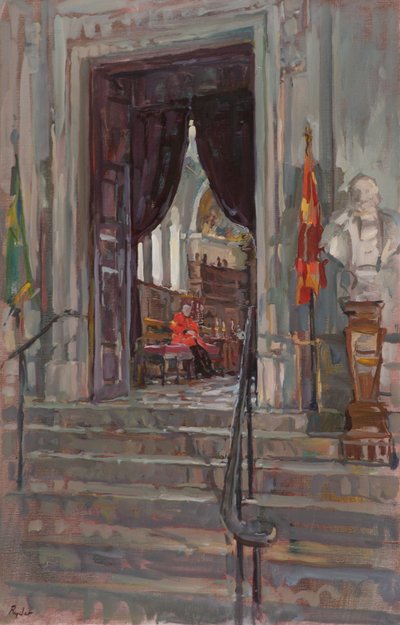 Pensioner in the Chapel by Susan Ryder